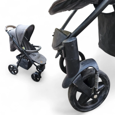 Naprawa kółek w wózku LIONELO - montaż łożysk i kapturków - 2 kółka przednie z wysyłkami!